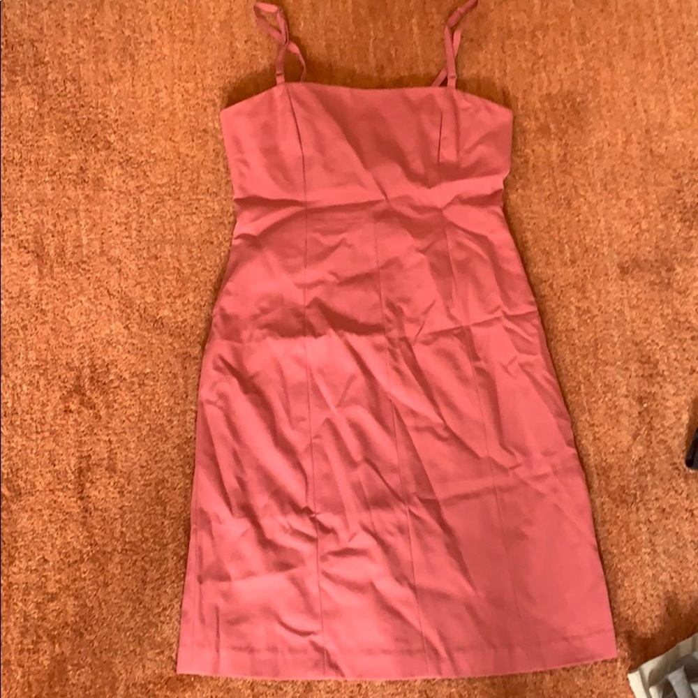 BCBG Coral spaghetti strap dress